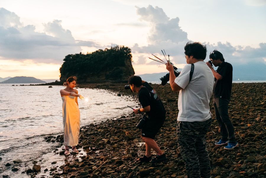 天草 夏の交流会の様子