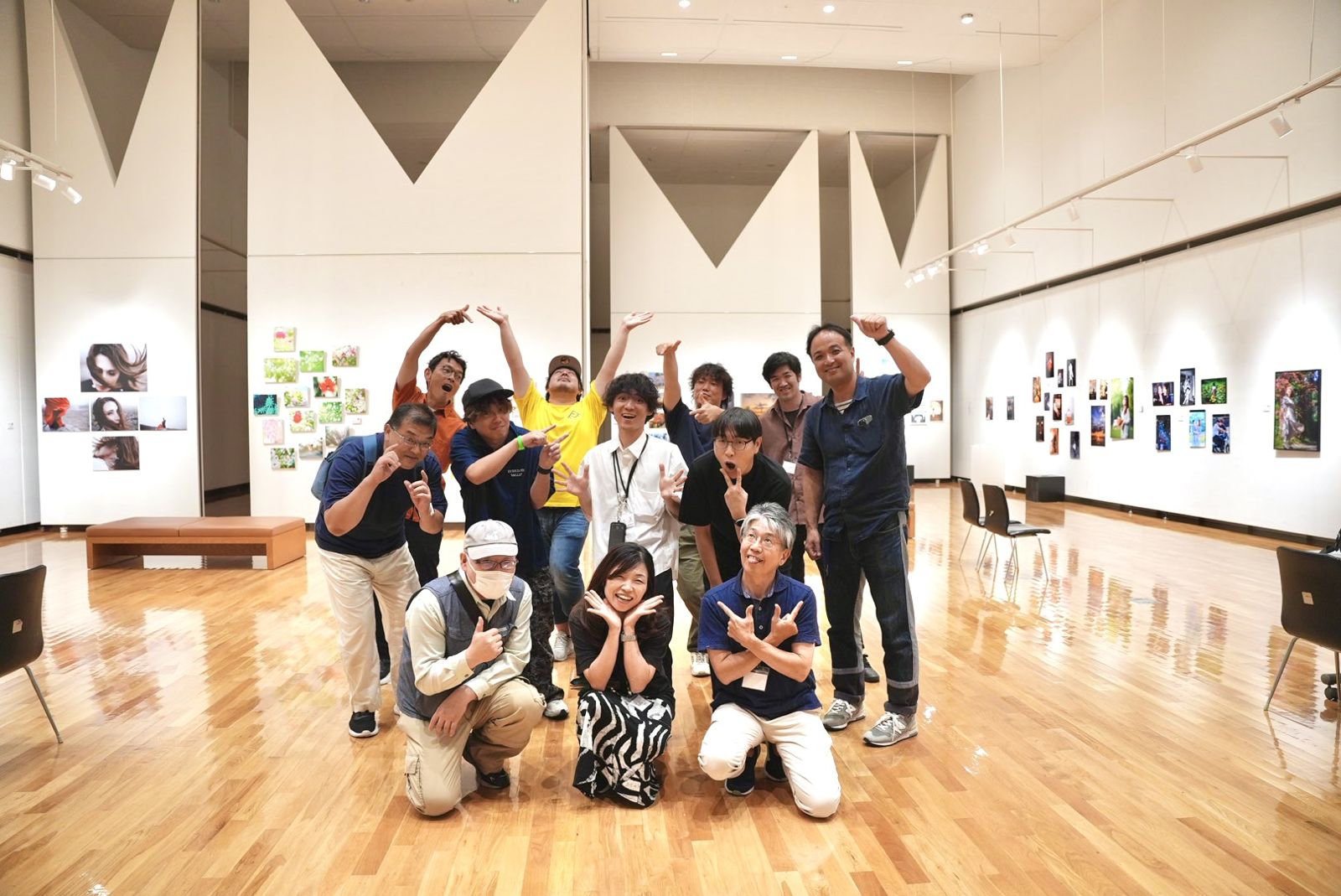 第2回 写真映像展「feeling」の様子